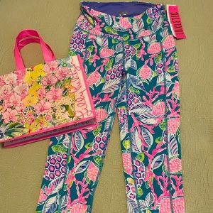 Brand new, never been worn Lilly Pulitzer Luxletic capris with tags & bag.